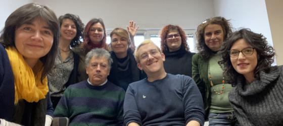 Foto di gruppo di tutte le persone aderenti al progetto.